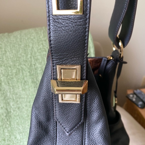 TIGNANELLO BLACK LEATHER BAG NEW - Picture 3 of 10